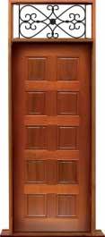 10 panel: double door + sidelight on right