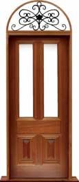 glazed cricket bat: double door +  two sidelights