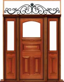 edwardian: double door +  two sidelights