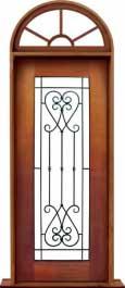 iron grille: double door