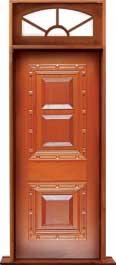 mediterranean: double door + sidelight on left