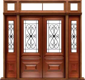 sovereign iron: double door +  two sidelights