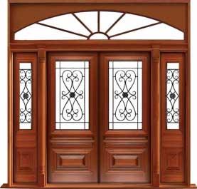 sovereign iron: double door +  two sidelights