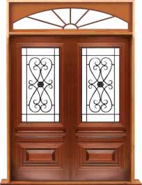 sovereign iron: double door +  two sidelights