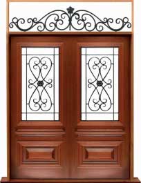 sovereign iron: double door +  two sidelights