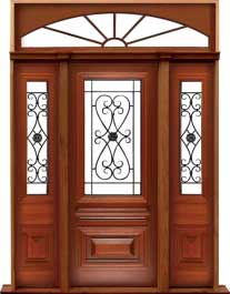 sovereign iron: double door +  two sidelights